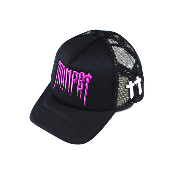 Trumpet Trucker Hat - Pink