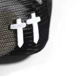 Metal Trucker Cap Red