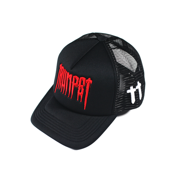 Trumpet Trucker Hat - Red