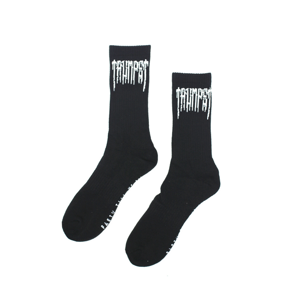 Trumpet Socks (Black/White)